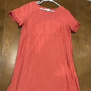 Match point linen dress S